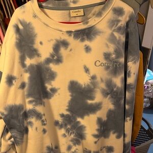 Comfirt Women's Blue Tie-Dye Sweatshirt